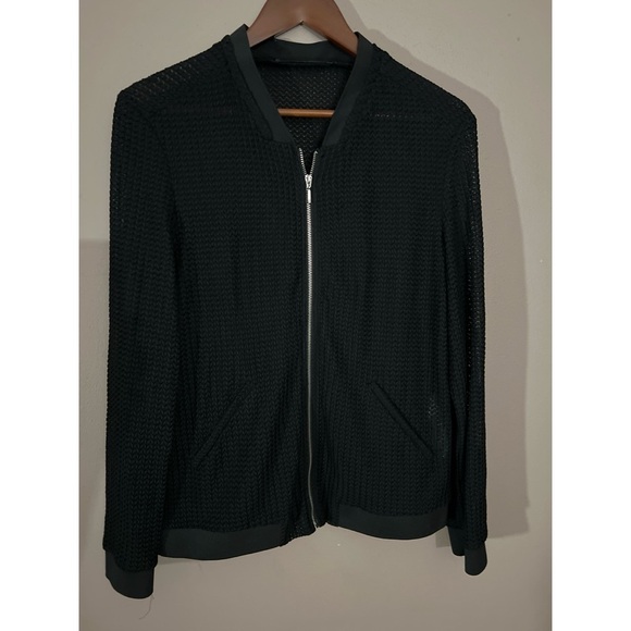 Zara Black Bomber Jacket - Picture 1 of 3